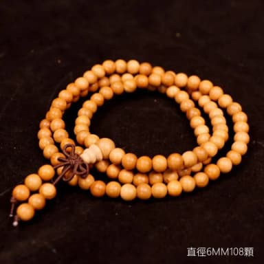 【Penny珮妮】桃木108顆佛珠項鍊多圈手鍊6mm(母親節 送女友 交換禮物  生日禮 情人節 尾牙 新年 結婚)
