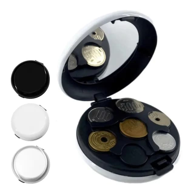 【YORI優里】日幣圓型零錢盒(日幣錢包 日圓硬幣盒 錢包收納夾 硬幣分類夾 日幣零錢夾)