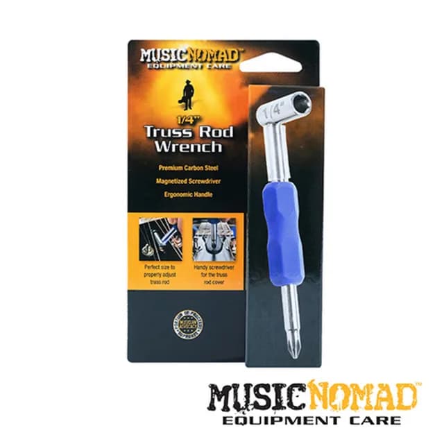 【Music Nomad】琴頸調整工具 鐵了心板手 Truss Rod Wrench 3種規格(原廠公司貨 商品保固有保障)