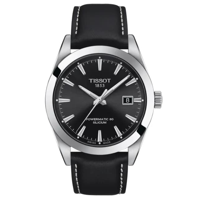 【TISSOT 天梭 官方授權】GENTLEMAN系列 矽 機械腕錶 畢業禮物 送禮 推薦(T1274071605100)