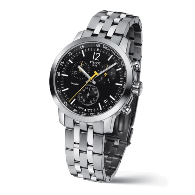 【TISSOT 天梭 官方授權】PRC200 CHRONOGRAPH 三眼計時腕錶 畢業禮物 送禮 推薦(T1144171105700)