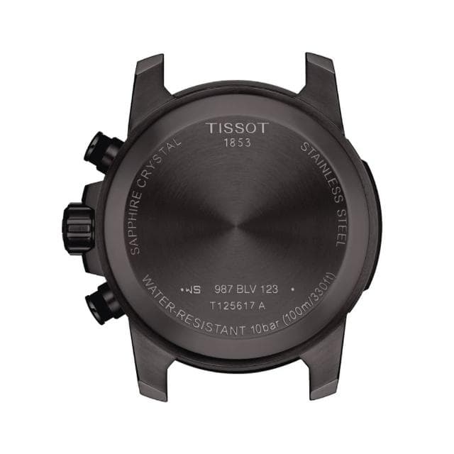 【TISSOT 天梭 官方授權】SUPERSPORT CHRONO 三眼計時腕錶 母親節 禮物 推薦(T1256173605101)