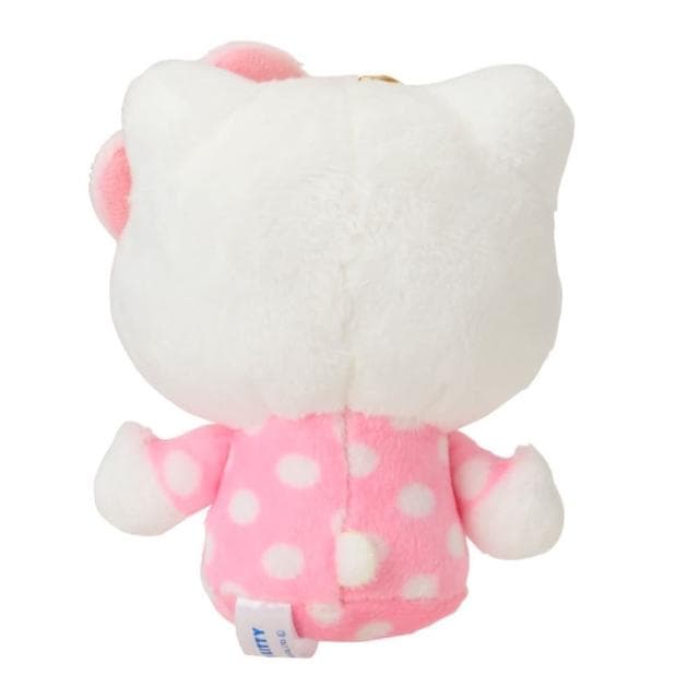 【小禮堂】母親節禮物 Sanrio 三麗鷗 Hello Kitty 絨毛玩偶吊飾 粉點點嬰兒 變裝50週年(平輸品)