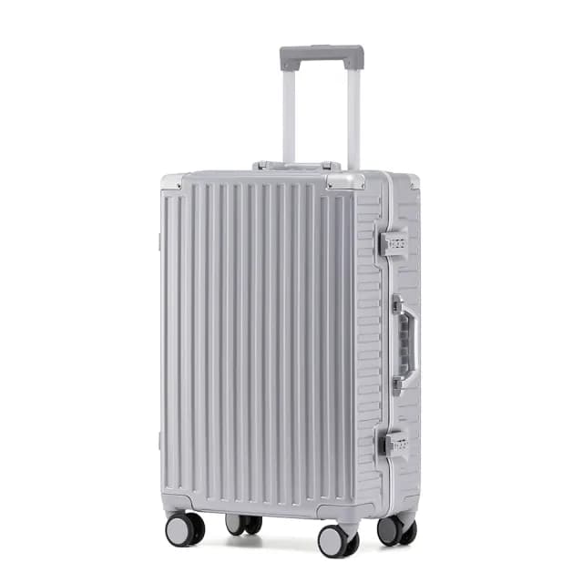 【BoxTrip 箱旅世界】29吋 復古款鋁框防刮行李箱(登機箱 旅行箱 復古行李箱 皮箱 國旅 國外旅遊)