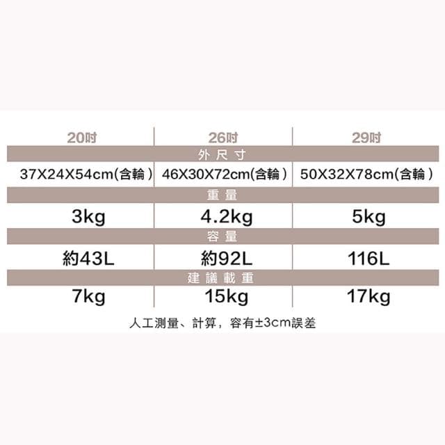 【LureDada 鹿兒搭搭】爆款 26吋 鹿兒大嘴獸行李箱  前開行李箱 TSA海關鎖(雙層防爆拉鍊 可擴充 拉鍊箱)