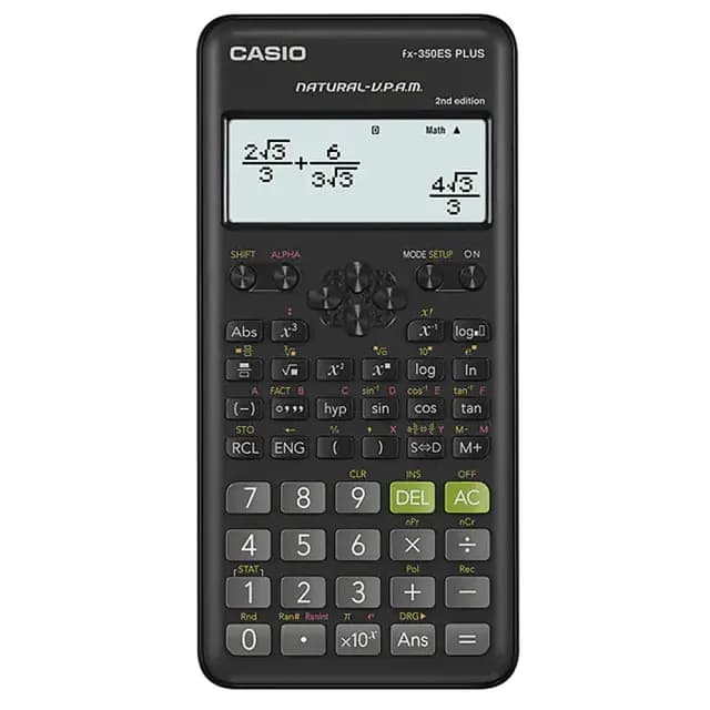 【CASIO 卡西歐】12位數工程型計算機II(FX-350ES PLUS-2)