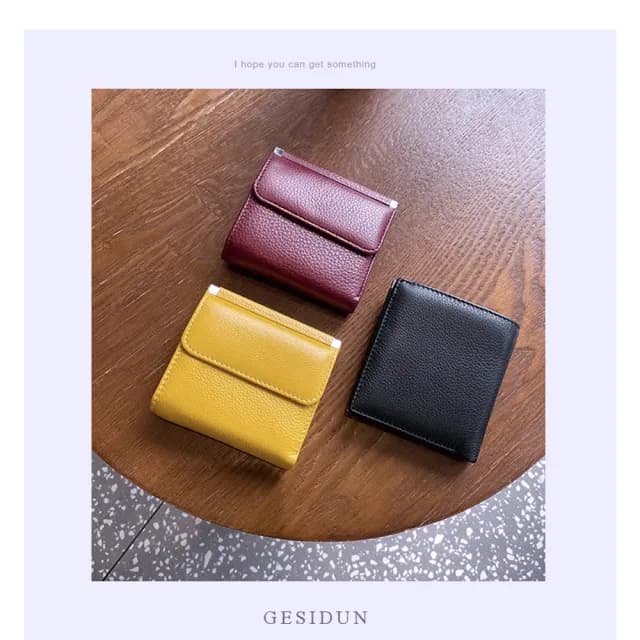 【VERTEX】真皮磁吸零錢包短夾-B