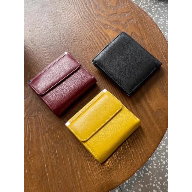 【VERTEX】真皮磁吸零錢包短夾-B