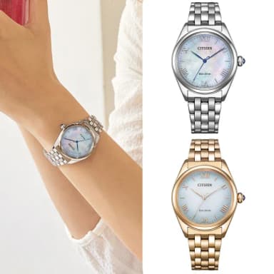 【CITIZEN 星辰】L系列  光動能錶 女錶 手錶(EM1140-80D.EM1143-81X)