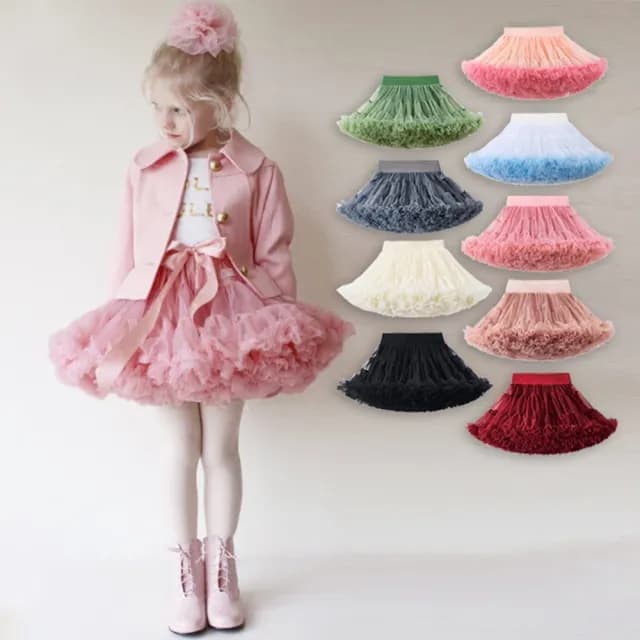 【橘魔法】超蓬網紗澎澎裙(半身裙 蓬蓬裙 蓬裙 裙子 婚禮 花童 周歲影 喜宴 兒童 女童 童裝)