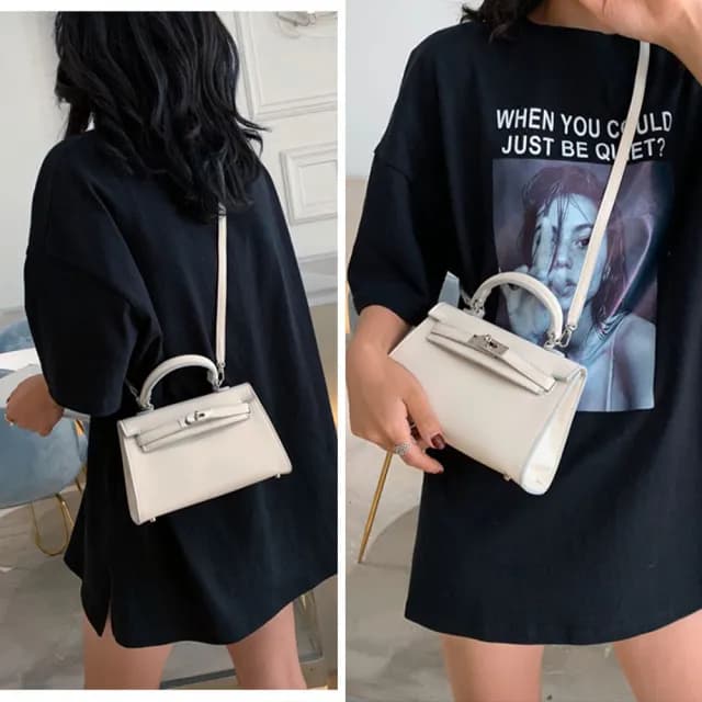 【MoonDy】情人節禮物 真皮包包  包包女 女生包包 鎖頭包 22 手包 品質好 側背包 斜背包 女生單肩包 女士包
