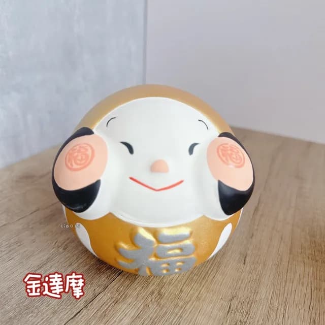 【Ciao Li 僑俐】日本京都福氣達摩存錢筒9cm兩入組(入厝禮 交換禮物 開店禮物 招財 日本小物 擺件)