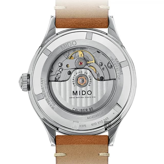 【MIDO 美度】Multifort Patrimony M040.407.16.040.00 先鋒系列復古機械錶 父親節禮物(M0404071604000)