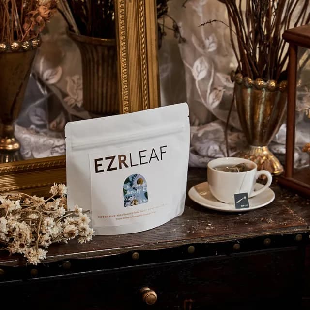 【EZR Leaf 一澤茶】薄荷洋甘菊草本茶 _輕享包2g x 12入x 2包(天然花草茶/立體茶包/無咖啡因/無添加)