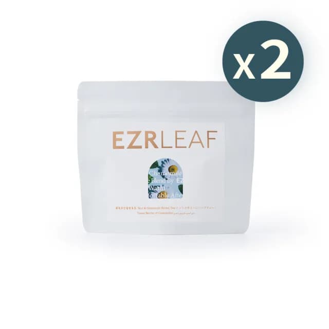 【EZR Leaf 一澤茶】薄荷洋甘菊草本茶 _輕享包2g x 12入x 2包(天然花草茶/立體茶包/無咖啡因/無添加)