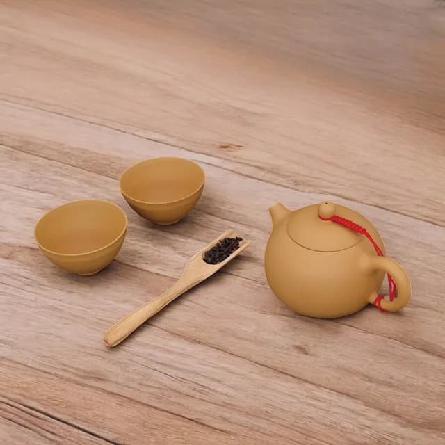 【台灣製造 鶯歌陶藝】段泥黃大西施 雙杯套組(茶具 茶壺 泡茶壺)