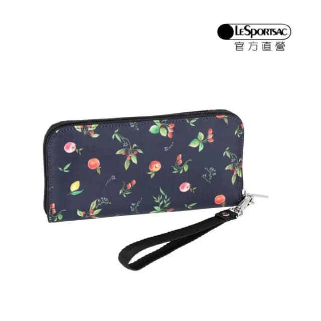 【LeSportsac官方直營】輕量尼龍 腕帶錢包(3462 盛夏果實)