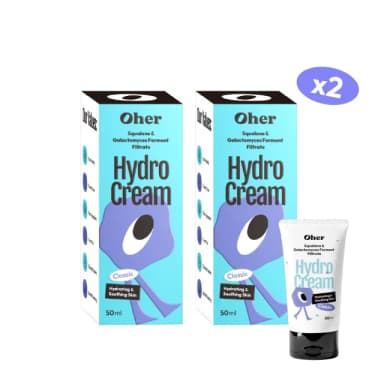 【Oher歐爾_官方直營】保濕霜50ml 1+1兩入組(角鯊烷、無矽靈酒精香精 台灣製保養品)