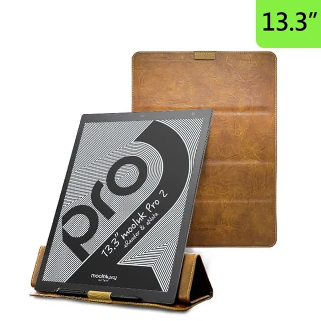 【Readmoo 讀墨】mooInk Pro/Pro 2 13.3吋折疊皮套(棕色)