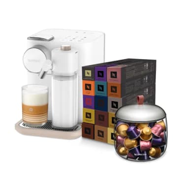 【Nespresso】膠囊咖啡機 Gran Lattissima 雲萃機(探索禮盒150顆迎新會員組/義式/拿鐵/奶泡機)