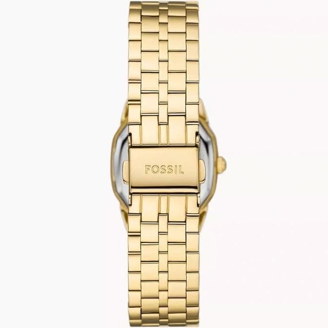 【FOSSIL】Harlow 復古八角大三針女錶-金/27mm 禮物 送禮 推薦(ES5361)