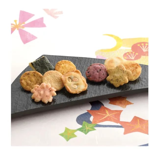 【小倉山莊】百人一首 愛食用袋仙貝 52入/包(送禮首選 中秋 過年 端午 三節禮物)