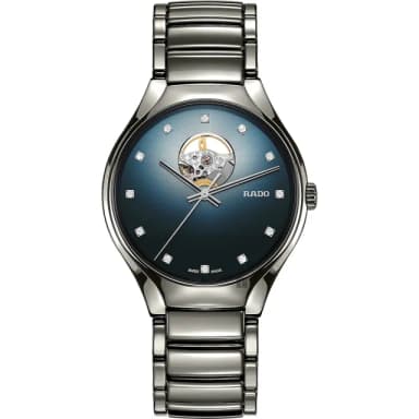 【Rado 雷達表】True 真我系列 高科技陶瓷自動機械錶-40mm R03推薦 送禮 禮物 推薦(R27108732)