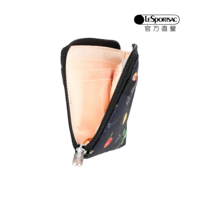 【LeSportsac官方直營】輕量尼龍 極簡輕薄錢包(1112 盛夏果實)