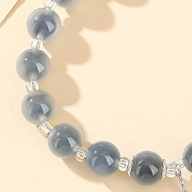 【MoonDy】雙11 純銀手鍊 手鍊串珠 水晶手鏈 開運水晶手鍊 瑪瑙手鍊 招桃花水晶 純銀水晶手鍊