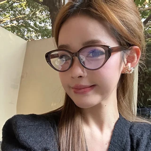 【MoonDy】情人節禮物 眼鏡女 素顏眼鏡 黑框眼鏡 復古眼鏡 學生眼鏡  網紅眼鏡 無度數眼鏡 鏡框 眼鏡架 多