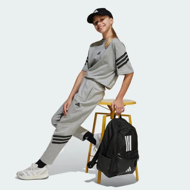 【adidas 愛迪達】3-STRIPES 運動長褲 童裝 JJ4811