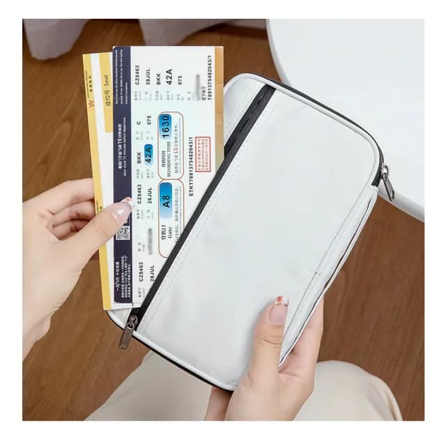 【MoodRiver】防RFID掃描 護照夾 護照包 證件包 收納包 錢包 手機袋