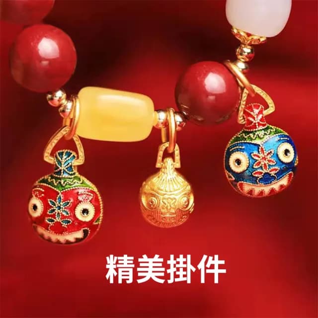 【緣石軒】原礦朱砂紫金砂蜜蠟串珠手鍊 息災化煞擋煞防小人硃砂手串 隨身硃砂手鍊 淨化招財開運轉運 送禮