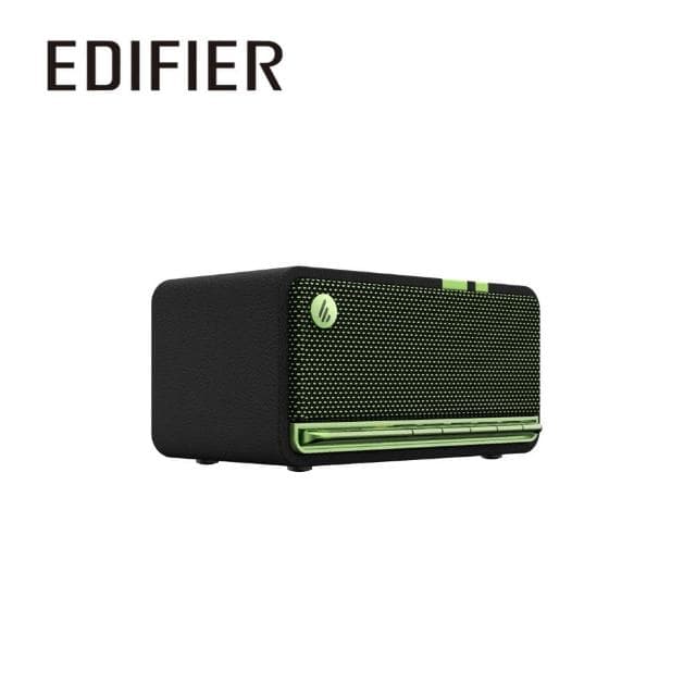【EDIFIER】MP230 復古藍牙隨身音箱 潮酷黑綠(#音響 #藍牙喇叭  #主動喇叭)