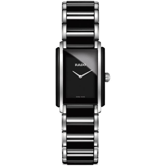 【Rado 雷達表】Integral 極簡陶瓷石英錶-黑/27mm R03(R20613152)