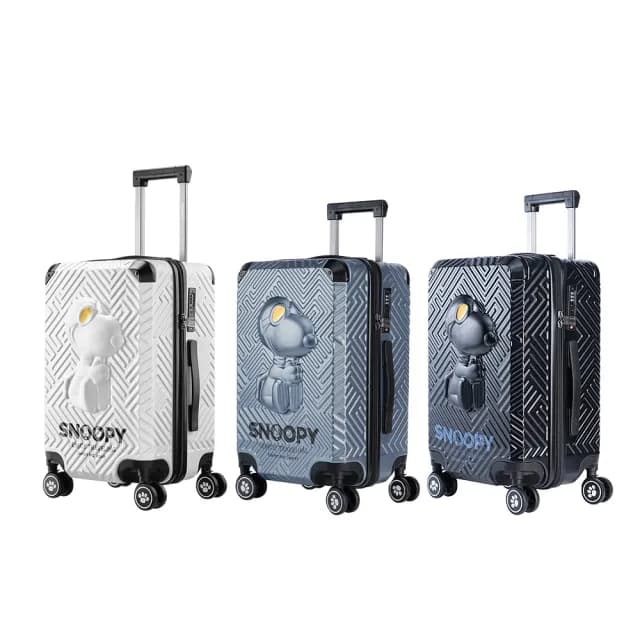 【SNOOPY 史努比】史努比20吋飛行3D款行李箱
