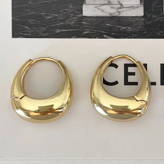 【MoonDy】父親節禮物 耳環女 925 純銀耳環 耳飾 簡約耳環 正韓耳環 金色耳環 ins風 耳扣 個性耳環 女生禮