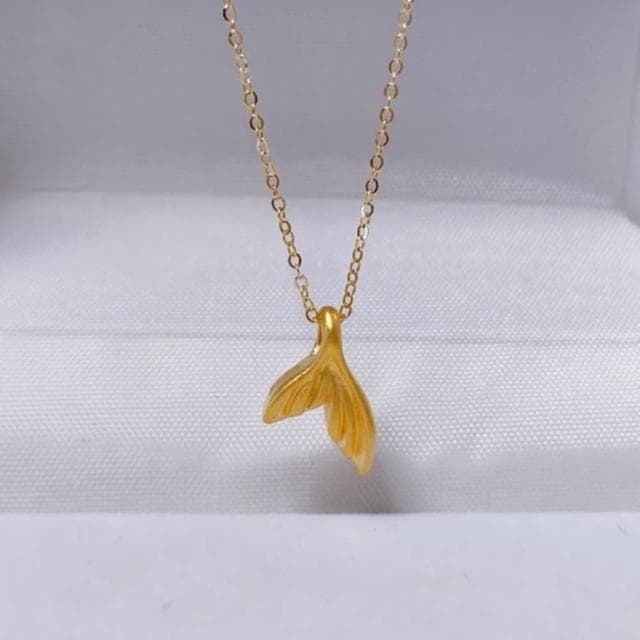 【Penny珮妮】999黃金迷你魚尾項鍊(母親節禮物 交換禮物 送女友 生日禮物 情人節 尾牙 新年禮物 結婚送禮)