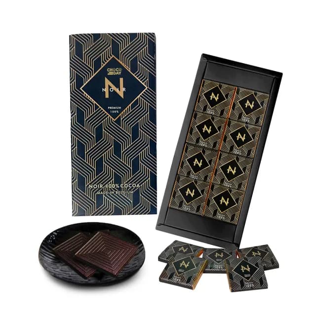 比利時進口頂規100%黑巧克力4盒組