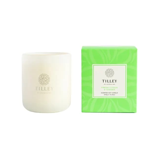 【Tilley 皇家特莉】澳洲原裝多巴胺大豆香氛蠟燭375g(共5款任選)