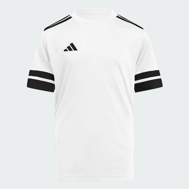 【adidas 愛迪達】SQUADRA 25 短袖球衣 吸濕排汗 童裝 JJ0057