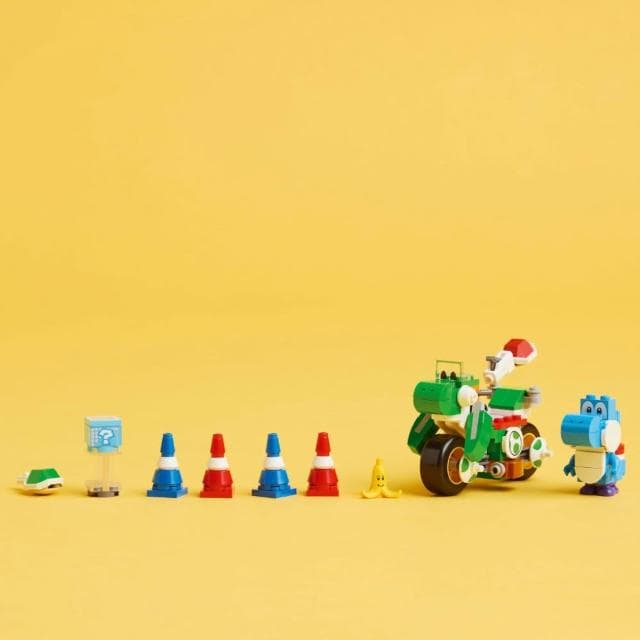 【LEGO 樂高】超級瑪利歐系列 72031 瑪利歐賽車－耀西摩托車(MarioKart 任天堂 兒童玩具 積木 禮物)