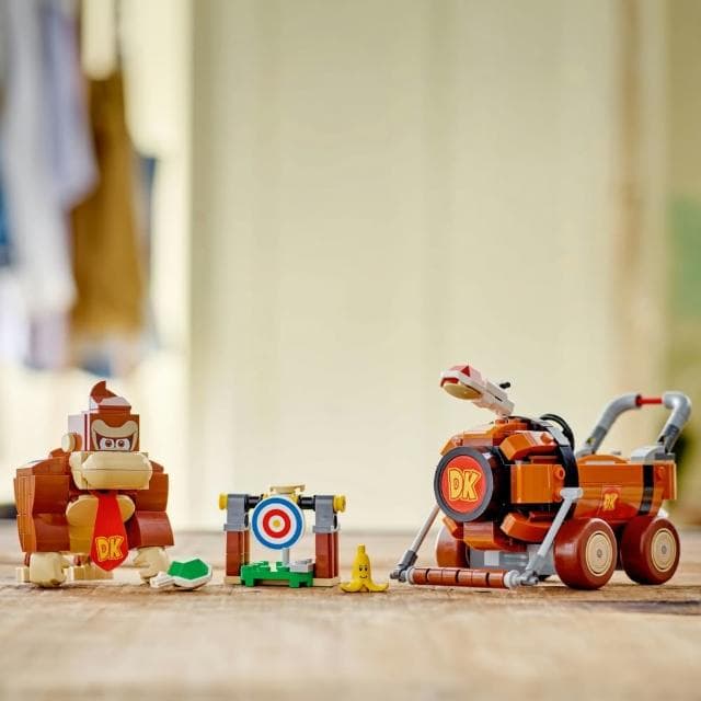 【LEGO 樂高】超級瑪利歐系列 72033 瑪利歐賽車－咚奇剛與DK巨型(MarioKart 任天堂 玩具車 兒童積木 禮物)
