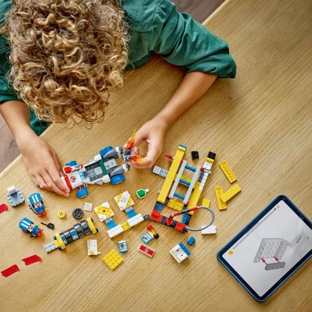 【LEGO 樂高】超級瑪利歐系列 72035 瑪利歐賽車－奇諾比奧的車庫(MarioKart 任天堂 玩具車 兒童積木 禮物)