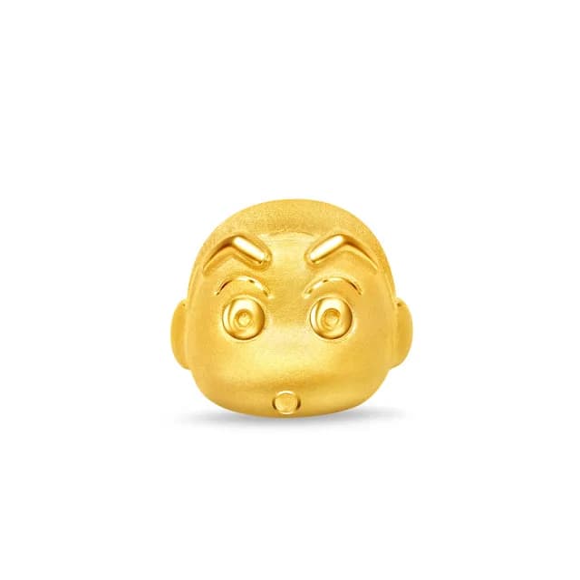 【周大福】蠟筆小新聯名款 小新與小白黃金串珠(多款可選)