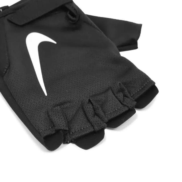 【NIKE 耐吉】男用黑色健身重訓舉重半指運動手套 防滑止汗透氣孔洞 腳踏車適用 生日禮物(N1012315091)