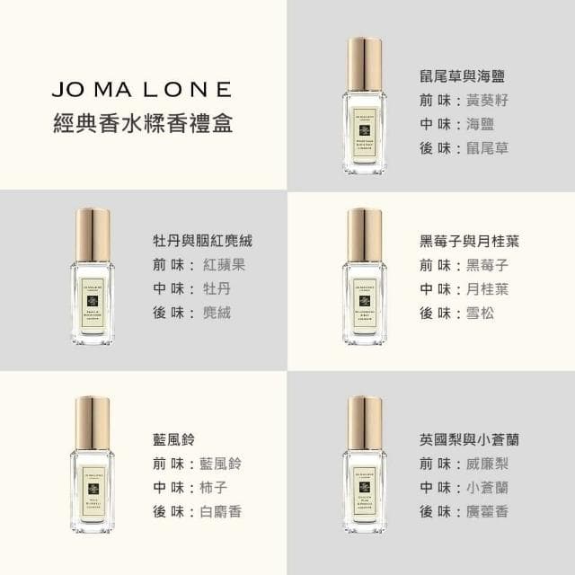 【Jo Malone】經典香水禮盒 9ml*5(國際航空版)