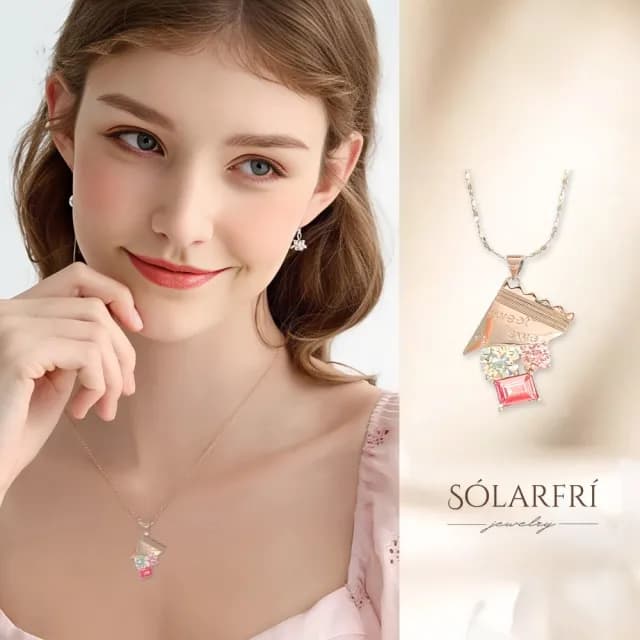 【SOLARFRi】鎖骨項鍊｜糖果設計款項鏈可調鍊圍大小 附品牌禮盒包裝(閨蜜女友老婆情人生日交換聖誕禮物)