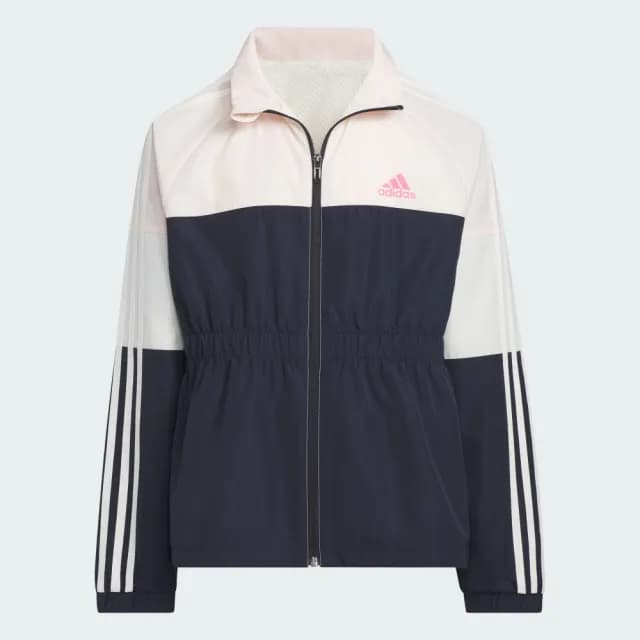【adidas 愛迪達】運動外套 防風 童裝 IQ1268
