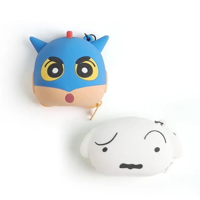 【Norns】矽膠迷你收納包(蠟筆小新 小白 史努比 歐拉夫 耳機包 小物收納包 零錢包 SNOOPY